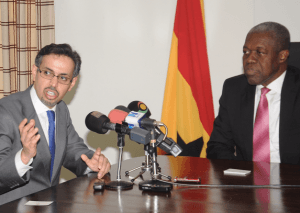 Hamad Buamim with the Vice President