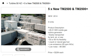 Turbine price