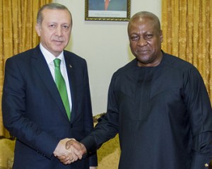 Presidents Erdogan and Mahama