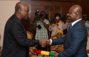 President Mahama and the new Governor