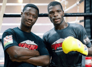 Coach Lokko with Commey