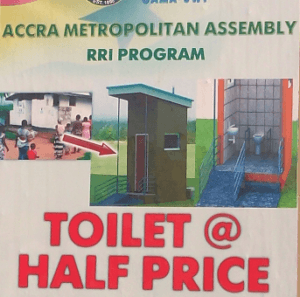 Own a toilet at half price, Accra residents urged