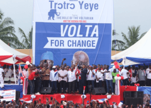Nana Akufo-Addo at the rally.