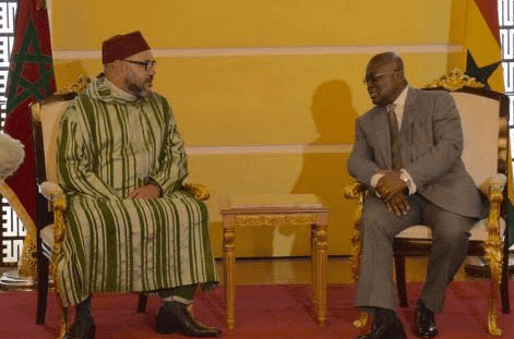 Moroccan President with Nana Akufo