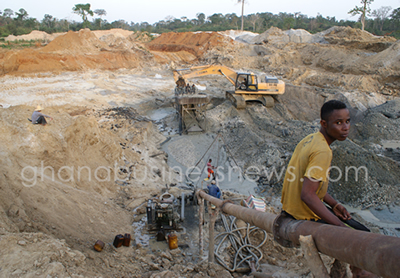 Ghana Mine workers applaud efforts at fighting illegal mining