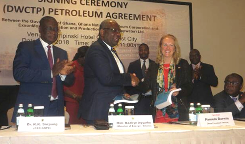 Ghana government signs petroleum agreement with ExxonMobil