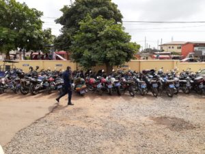Operation Absolute Sanity: Police seize 190 motorbikes; 14 tricycles  