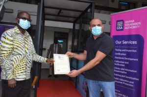 Ghana Standards Authority certifies locally-made sanitizing tunnel