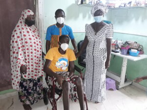 NGO donates wheelchair to Ablekuma Central election day gunshot victim