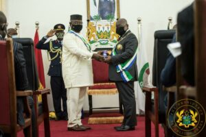 Sierra Leone gives Akufo-Addo country’s highest national award