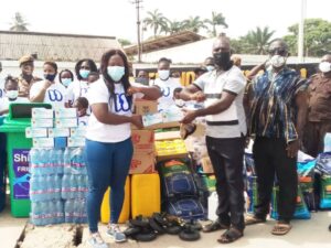 Shirley and Friends donate to Sekondi Prisons