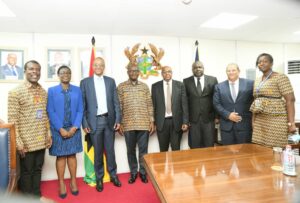 Namibia Central Bank delegation calls on Bank of Ghana Governor