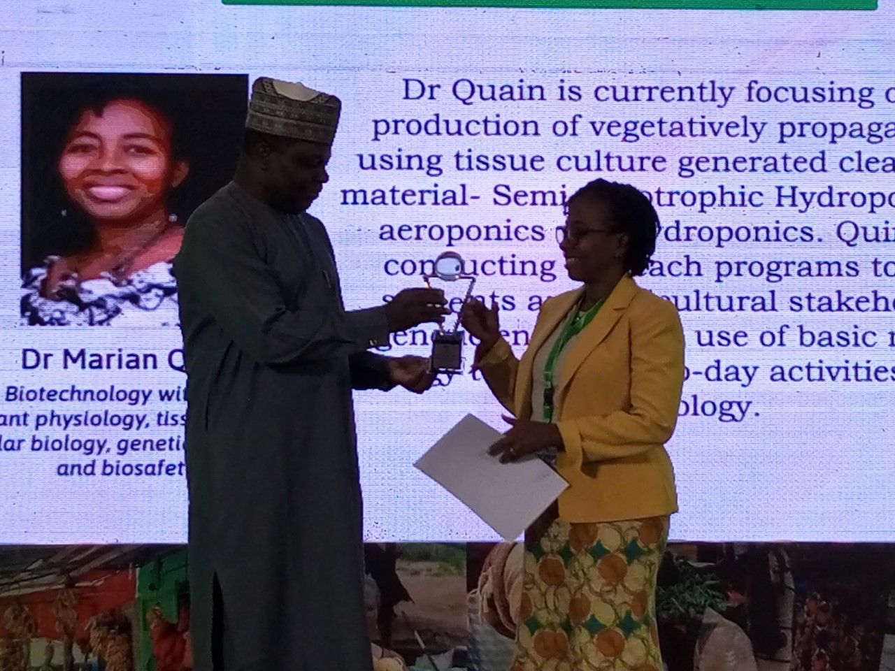 Ghanaian Research Scientist Professor Quain honoured at OFAB Awards