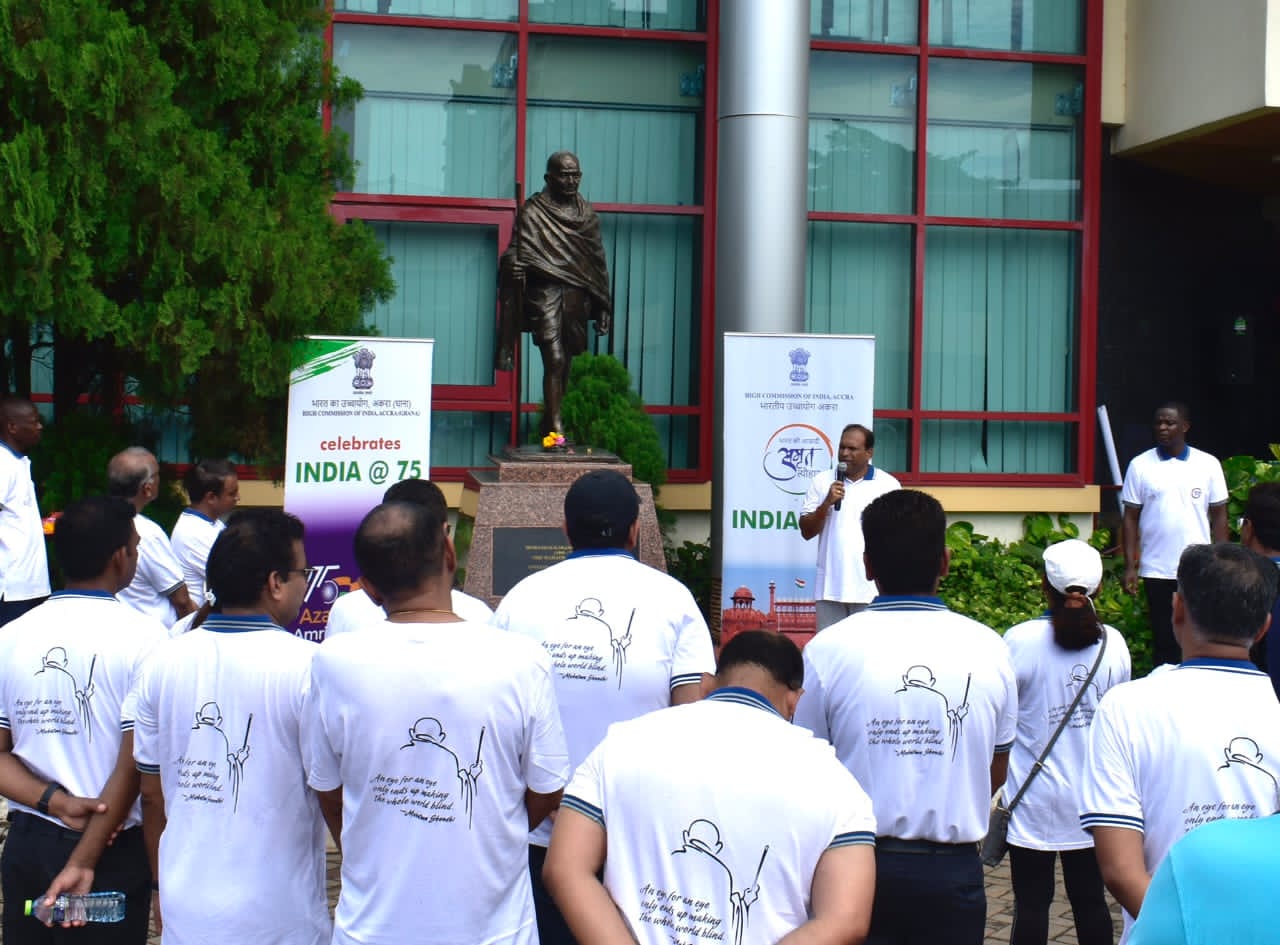 India Community in Ghana commemorates Gandhi’s 153 anniversary