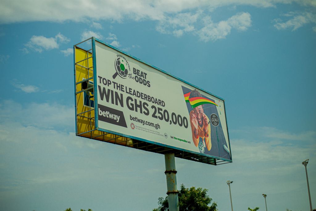 Billboard of one of the betting brands 