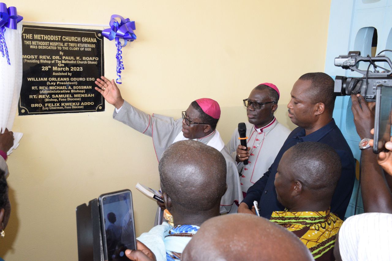 Methodist Church, Ghana, commissions fifth Hospital at Twifo Ntafrewaso
