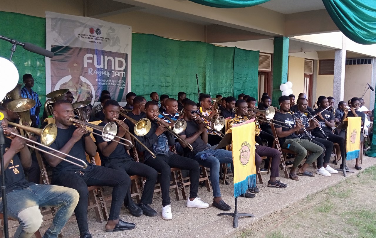 Ashaiman Sabbass mass band raises funds to support Trooper Imoro Sheriff
