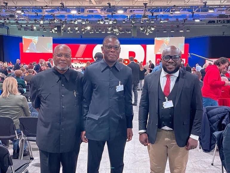 NDC General Secretary forges global alliances at SPD Party Conference in Germany