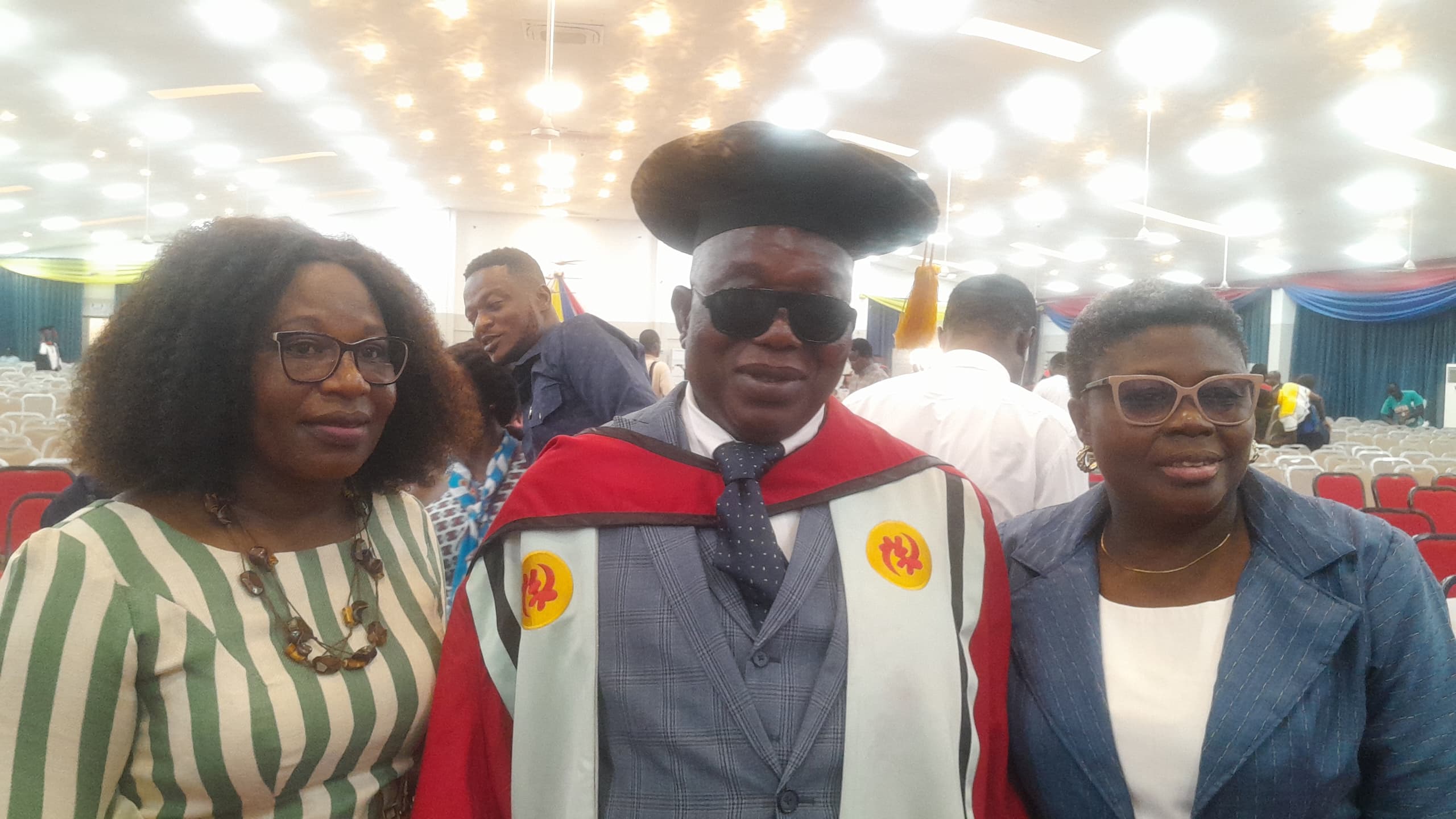 First visually impaired graduates with PhD from UCC