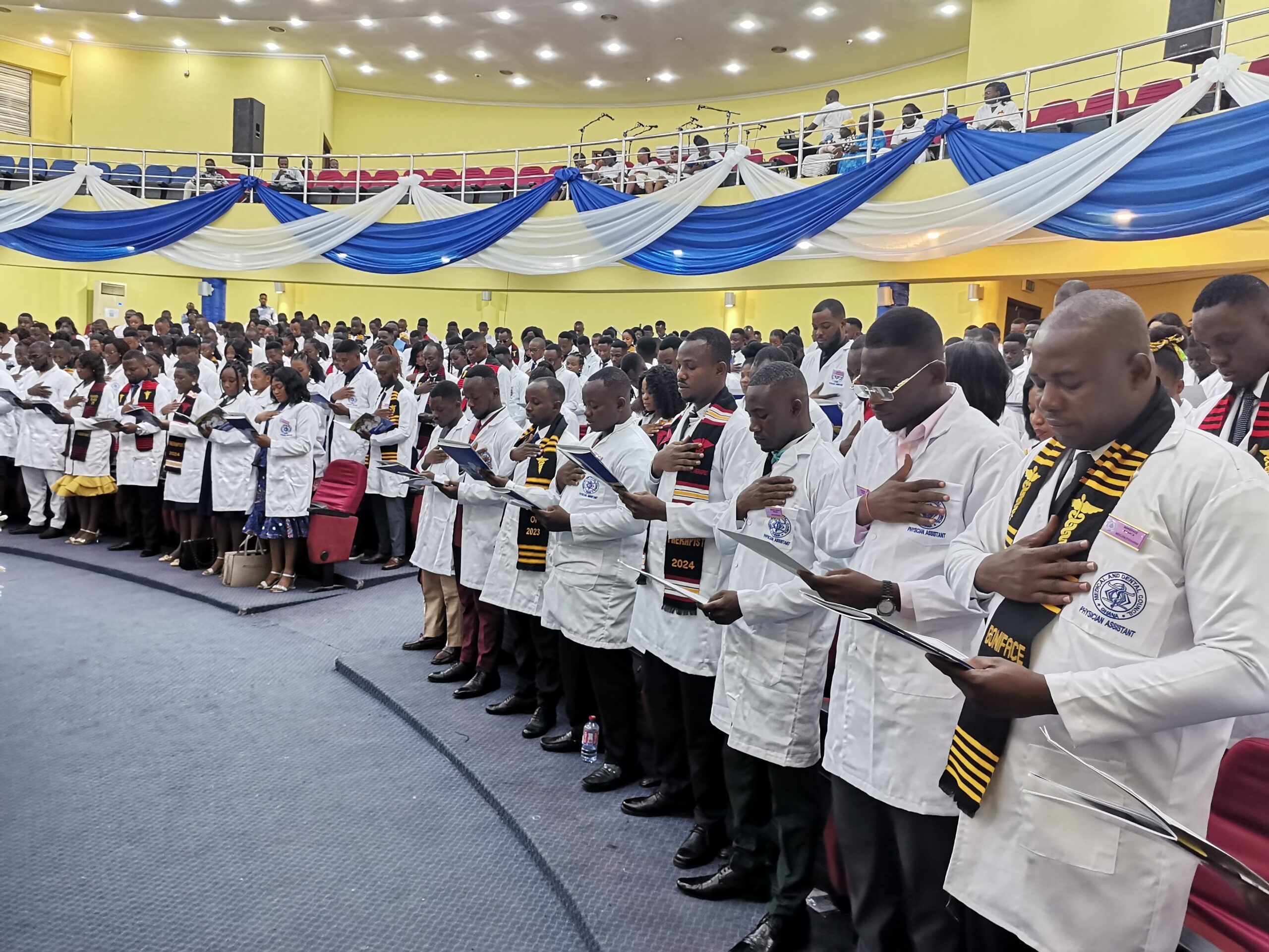 Medical and Dental Council inducts 295 Physician Assistants, Qualified Anaethetists