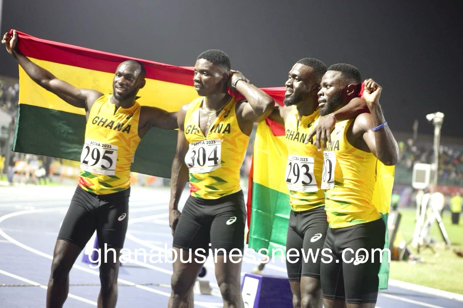 Ghana’s 4×100 men’s relay team qualifies for Paris Olympics 