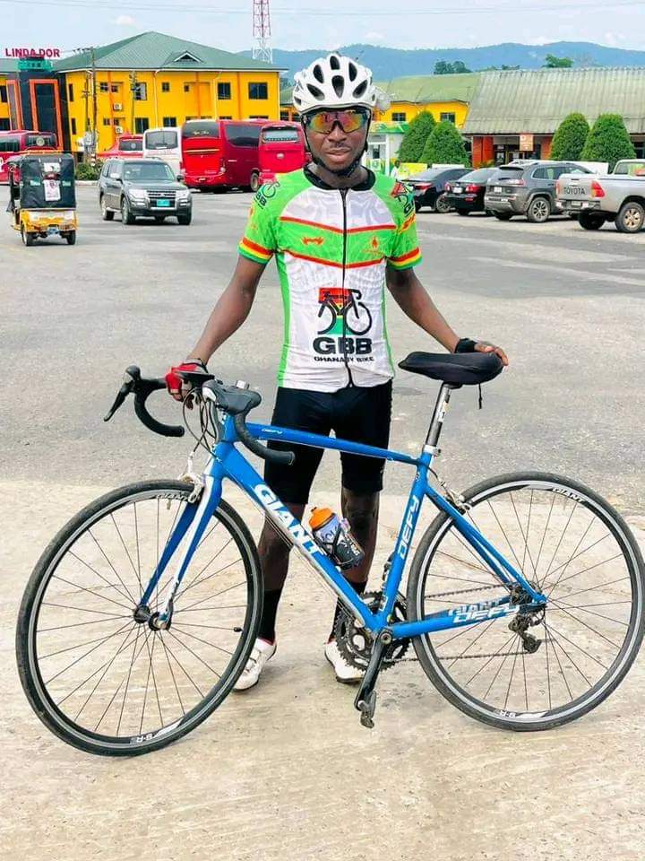 Cyclist completes 815km trip from Bolgatanga to Accra 