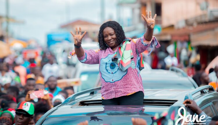 Prof. Opoku-Agyemang dispalys the NDC’s 8th position on the presidential ballot paper