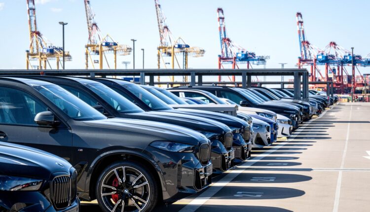 Car exports via Bremerhaven
