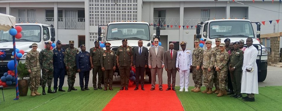 US government donates three heavy-duty trucks to Ghana Armed Forces